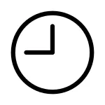 Clock 0900 SVG Icon
